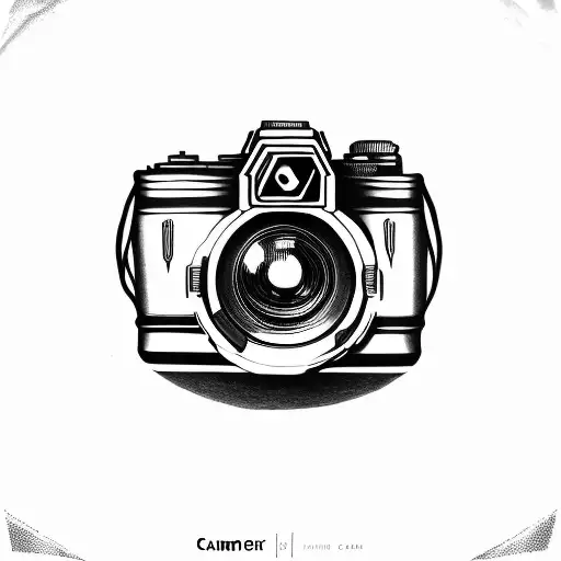 Camera, cameraman cameras wrapped with illuminati eyes tattoo design idea