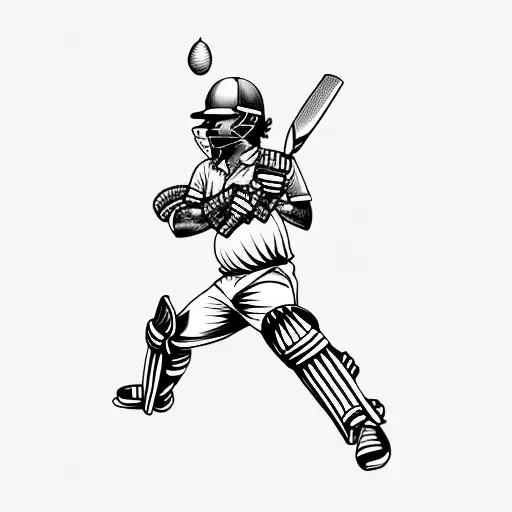 Cricket india tattoos tattoo design idea