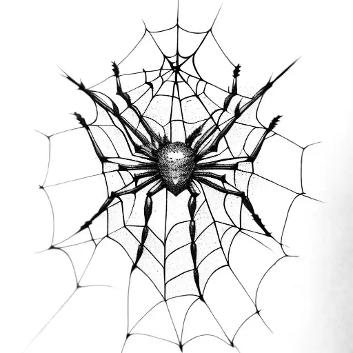 within the margin of error illuminating with webs of spider & bats  tattoo design idea