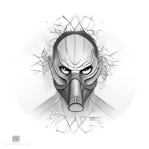 A Man Pulling Of His Multiple Mask To Show The Reality That To Survive Here We Need To Adapt With. tattoo design idea