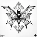 bat wings with mandala along with spider webs a full arm sleeve tattoo tattoo design idea