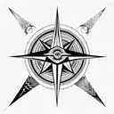 illuminati Consisting a Compass arm band with Geometric patterns  tattoo design idea