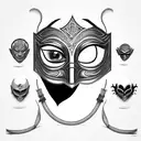 A Man Pulling Of His Multiple Mask To Show The Reality That To Survive Here We Need To Adapt With. tattoo design idea