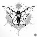 bat wings with mandala along with spider webs a full arm sleeve tattoo tattoo design idea