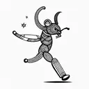 Cricket india tattoos tattoo design idea