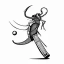 Cricket india tattoos tattoo design idea