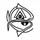 camera Wrapped With Illuminati Eyes along with a snake belt tattoo design idea