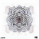 snake with mandala tattoo design idea