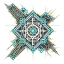basque cross tattoo design idea