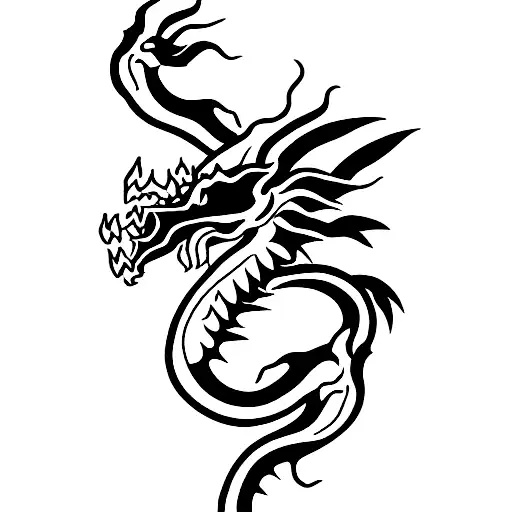 tattoo three-headed dragon serpent dragon tattoo design idea