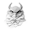 name red ink tattoo design idea