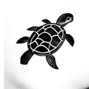 Turtle tattoo design idea
