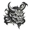 oni old school tattoo design tattoo design idea