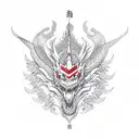 suguru getos dragon and philippines flag tattoo design idea