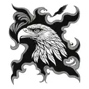 Eagle tattoo design idea