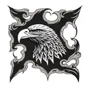 Eagle tattoo design idea