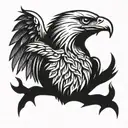 Eagle tattoo design idea