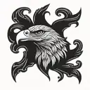 Eagle tattoo design idea