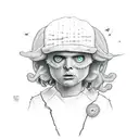 stranger things  tattoo design idea