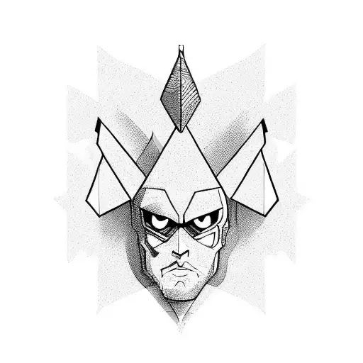 hero tattoo design idea