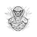 hero tattoo design idea