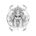 Libra Aries Leo tattoo design idea