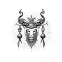 Libra Aries Leo tattoo design idea