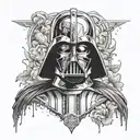darth vader tattoo design idea