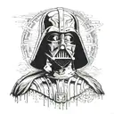darth vader tattoo design idea