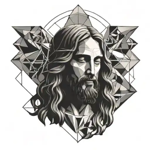 Jesus tattoo design idea