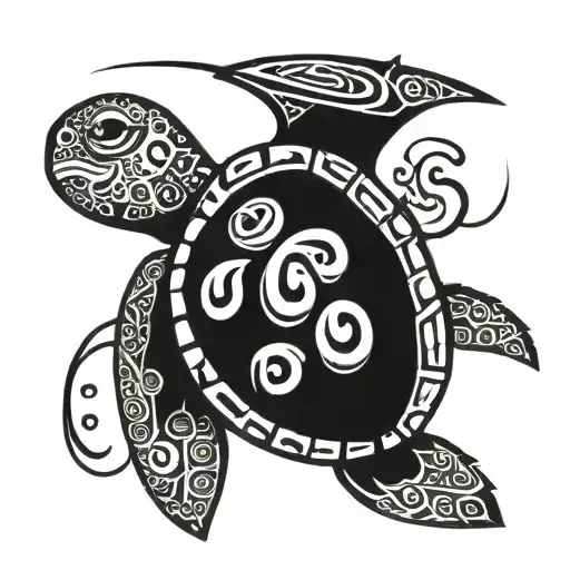 turtle with birth date 1997 07 26 and 2006 10 15 on chest that leads to a half sleeve arm   tattoo design idea