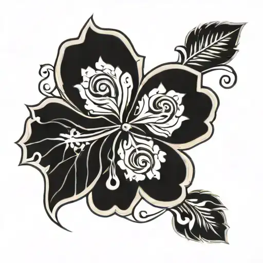 Georgian symbols incorporated tattoo design idea