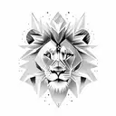 Create a tattoo featuring a powerful lion playing basketball tattoo design idea