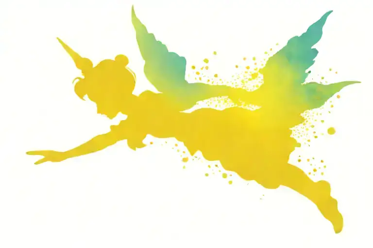 Peter Pan, wendy, john, michael, flying, second star to the right, disney tattoo design idea