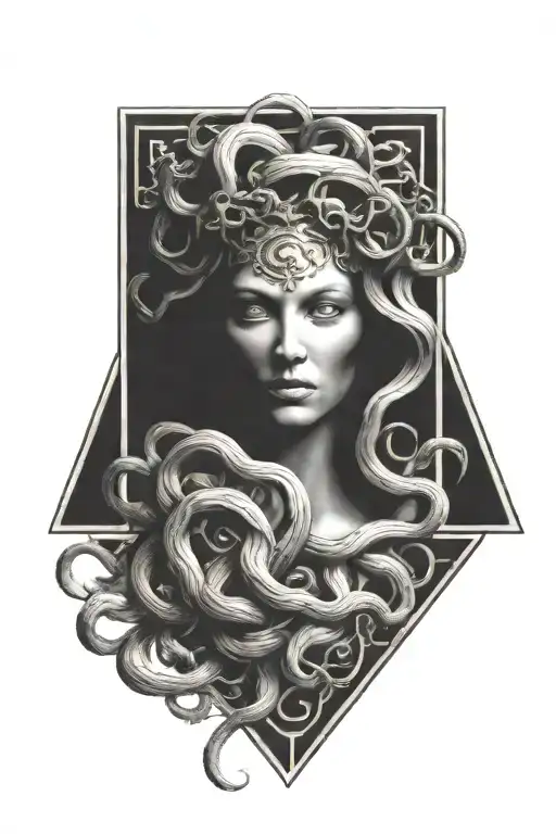 medusa tattoo design idea