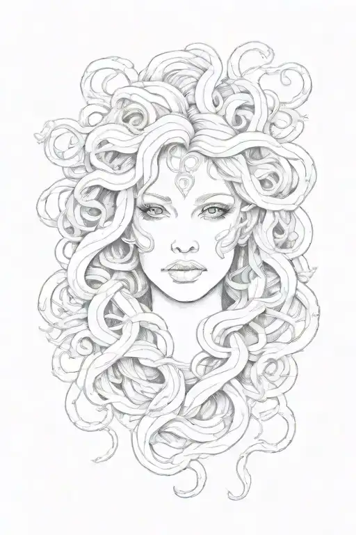medusa tattoo design idea