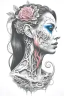 pain tattoo design idea