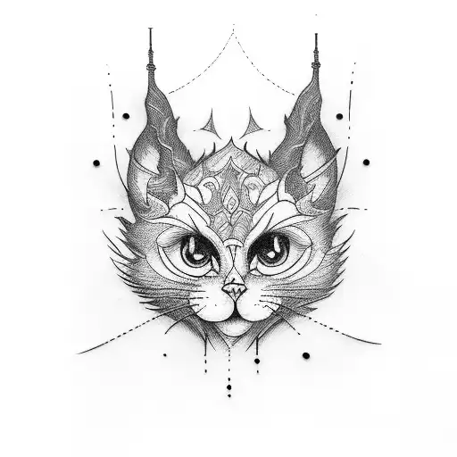 gothic lollipop tattoo design idea