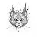 gothic lollipop tattoo design idea