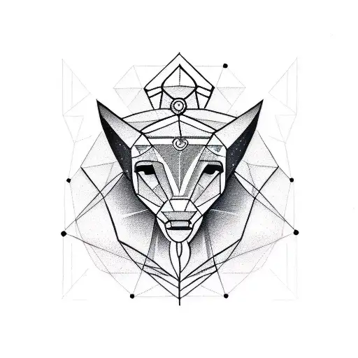 Geometric Wolf Tattoo by LifeLeftBehind -- Fur Affinity [dot] net