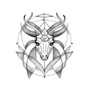 capricorn tattoo design idea