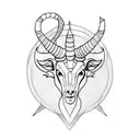 capricorn tattoo design idea