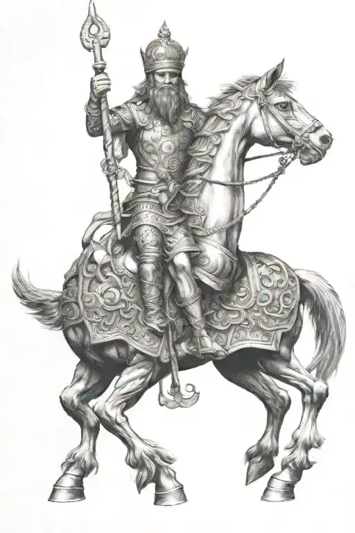 Enki tattoo design idea