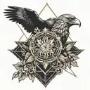 amaro and dolce and Apollo and Dionysus  tattoo design idea