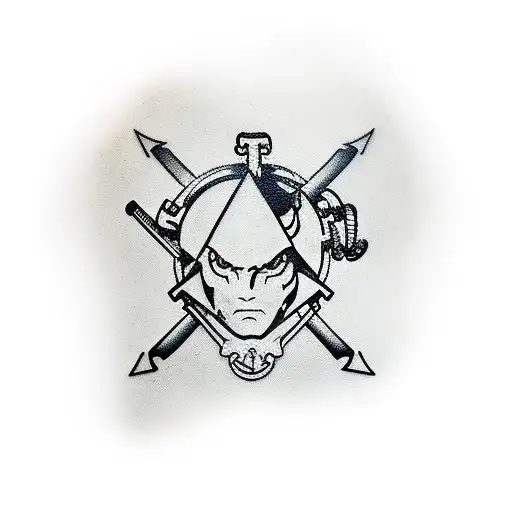 metal gear solid tattoo design idea