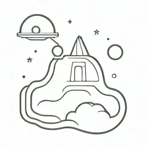 The Hitchhiker's Guide to the Galaxy tattoo design idea