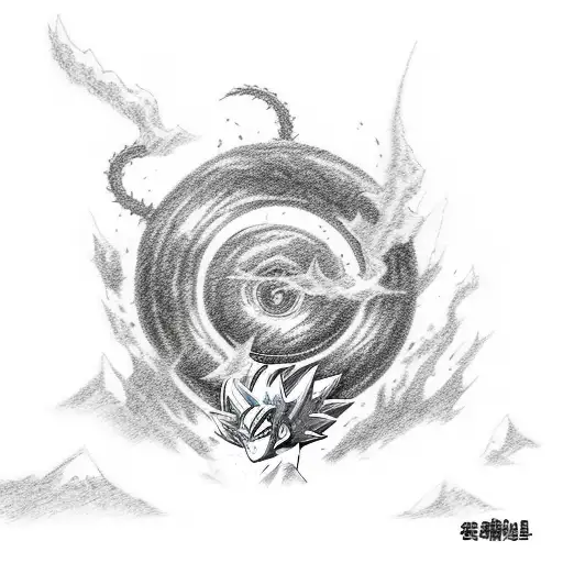 goku dragon ball GT tattoo design idea