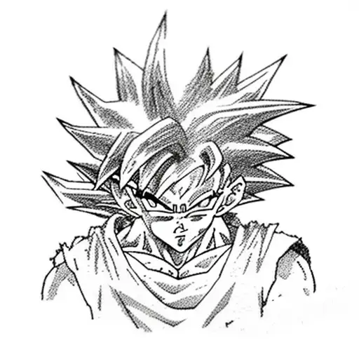 dragon ball z tattoo design idea