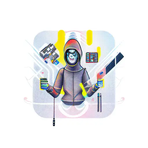 hacker tattoo design idea