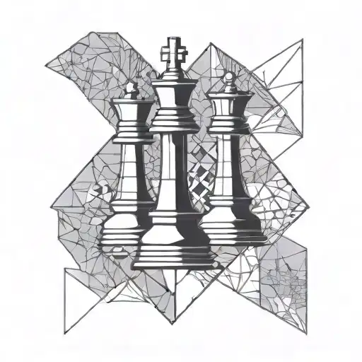 chess piece tattoo design idea